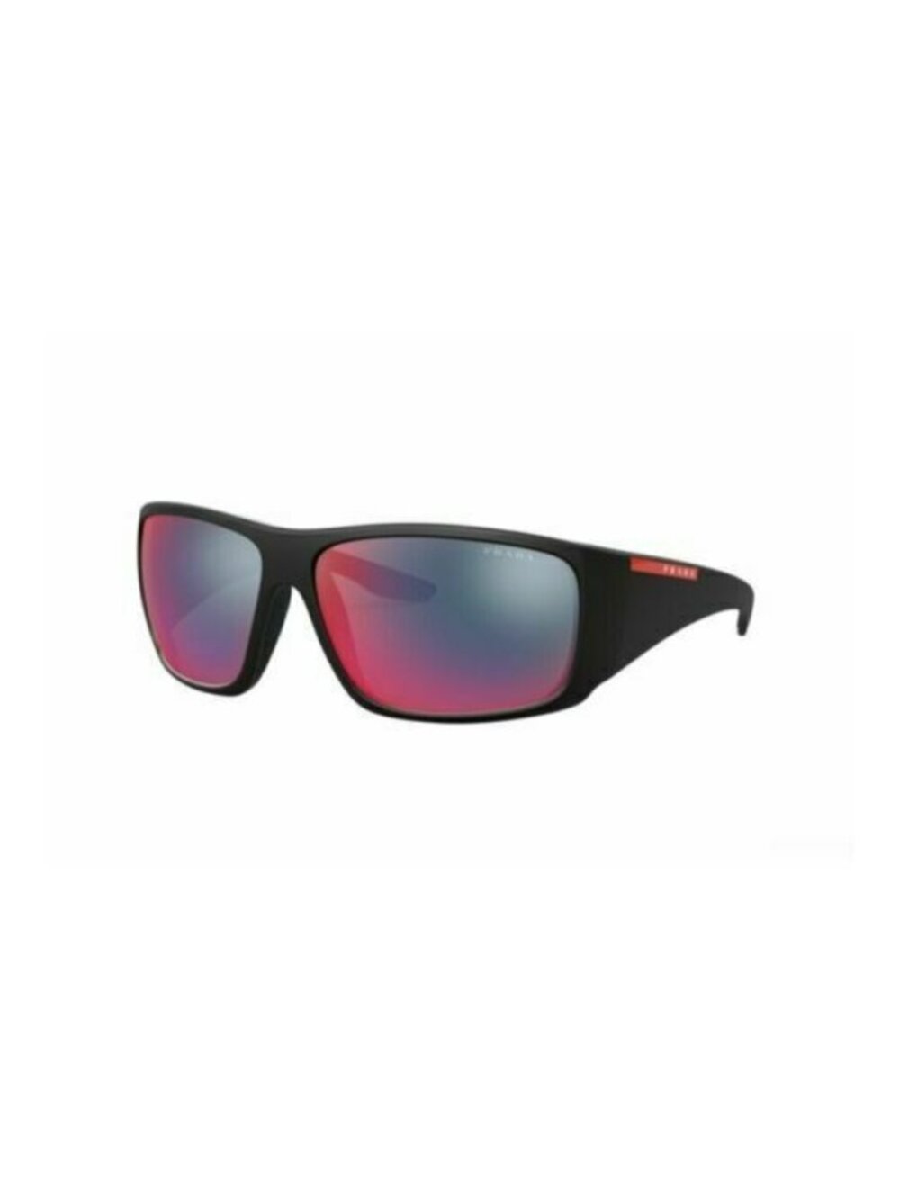 Brand New Prada Sport Linea Rossa Sunglasses PS 04VS 1BO9Q1 Black/BlueRed Mirror